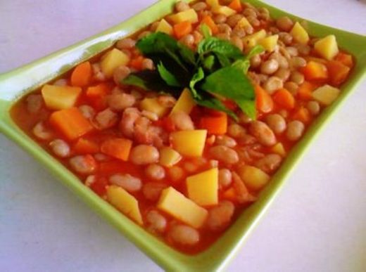 Patatesli Barbunya Tarifi ve Malzemeleri